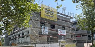 Der Rohbau ist fertig.